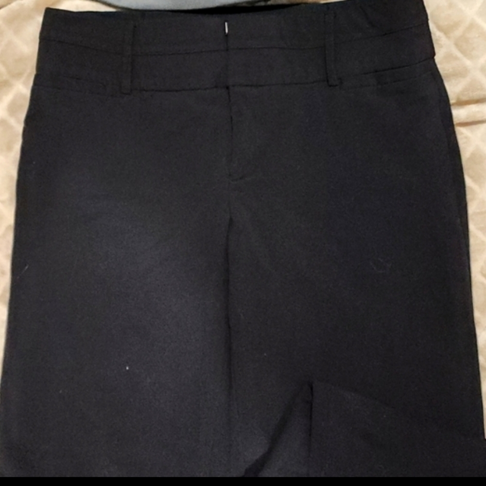 Womens Black Stretch Dress Pants